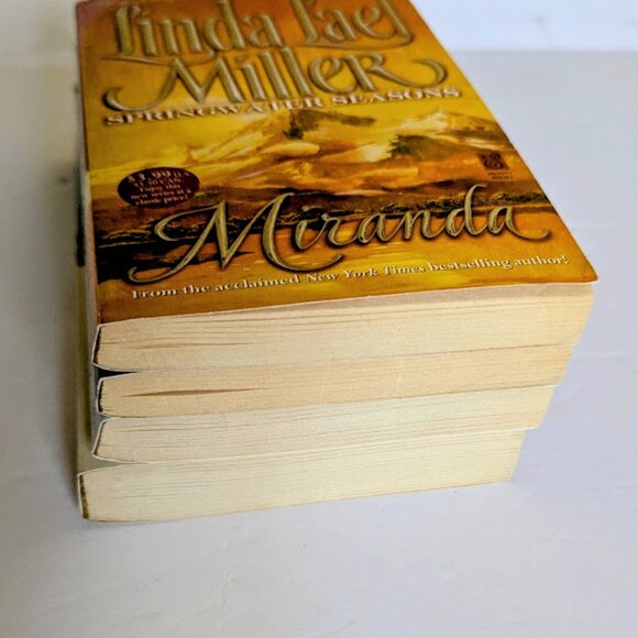 Linda Lael Miller Romance Books Sonnet Set Lot 4 VTG Paperback Small - Picture 6 of 6